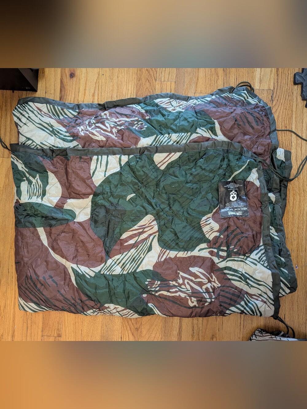 Camouflage Poncho Liner / Woobie